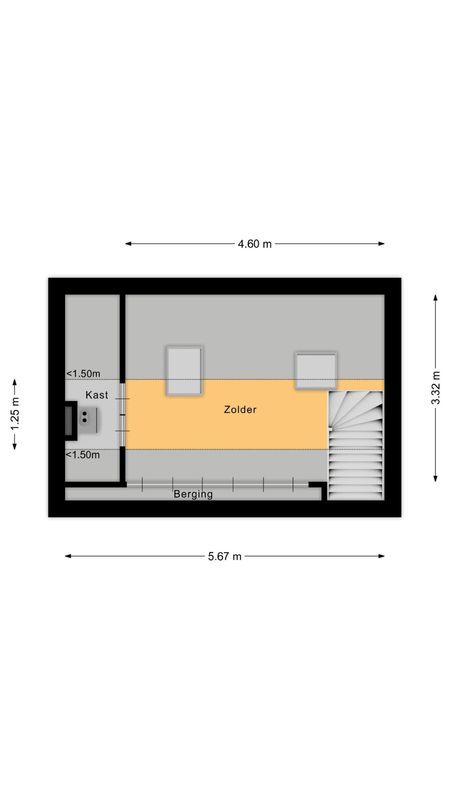 Genneperweg 50 Floorplan Blur 2