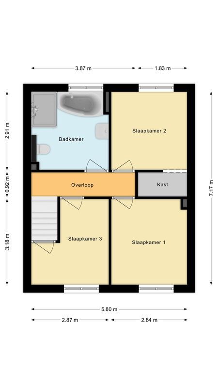 Marijkestraat 28 Floorplan Blur 1