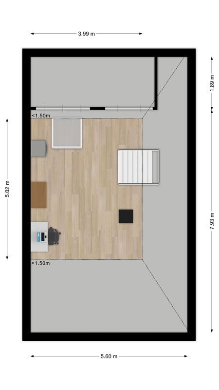 Dubbeldamstraat 30 Floorplan Blur 3