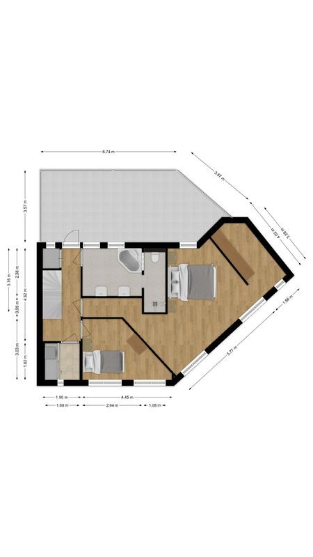 Kardinaal van Enckevoirtstraat 15 Floorplan Blur 1