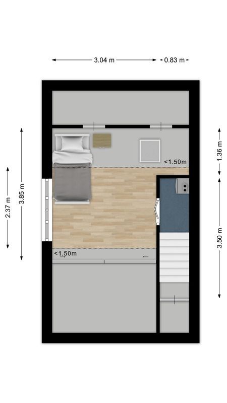 President Steijnstraat 2 Floorplan Blur 3