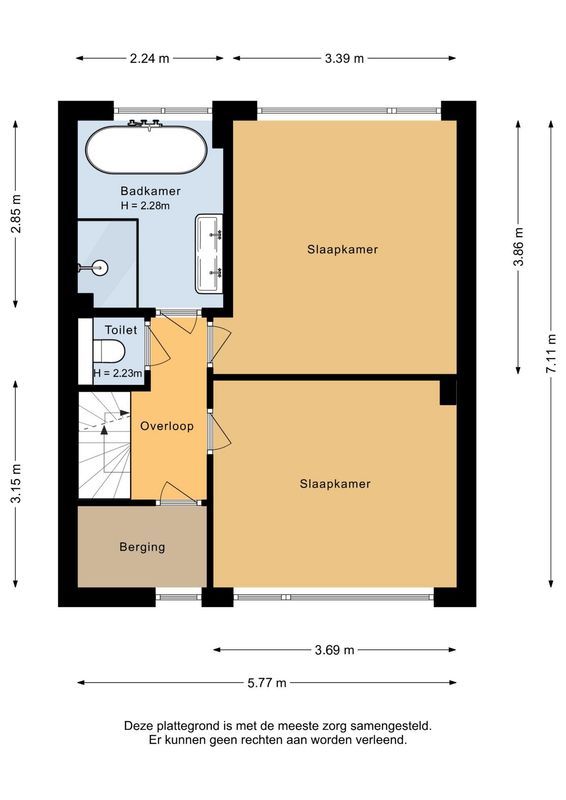Haamstedestraat 12 Floorplan Blur 3