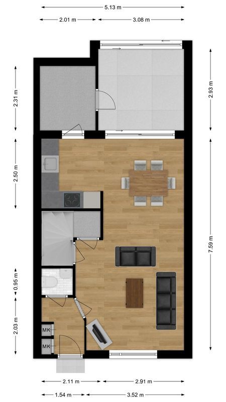 Margarethadreef 37 Floorplan Blur 0