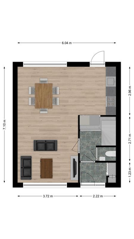 Vivaldistraat 63 Floorplan Blur 1