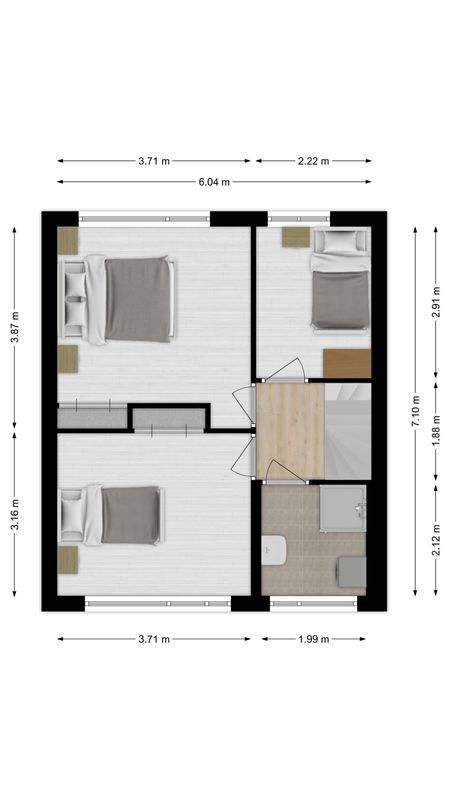Vivaldistraat 63 Floorplan Blur 2