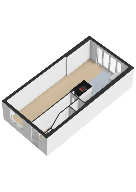 Gaffelstraat 39 Floorplan Blur 2