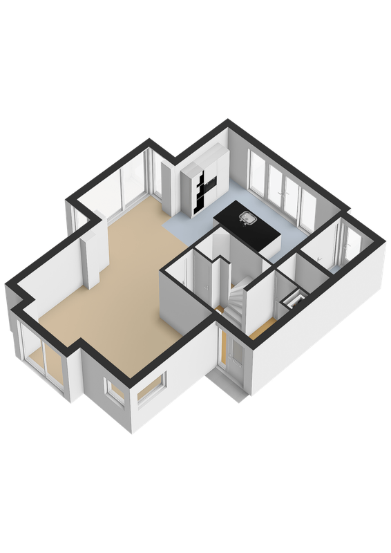 Herweg 8 Floorplan Blur 2