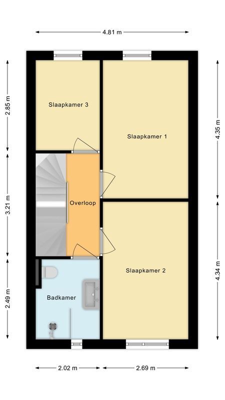 Bernadettestraat 6 Floorplan Blur 2