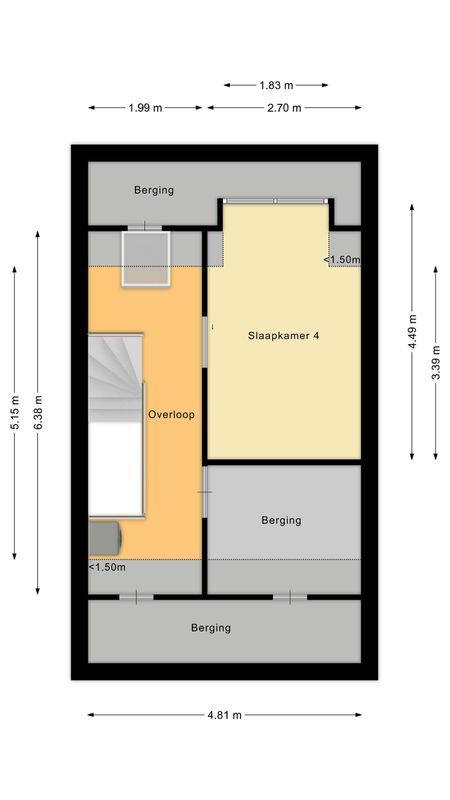 Bernadettestraat 6 Floorplan Blur 3
