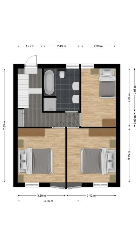 Korenbloemstraat 60 Floorplan Blur 1