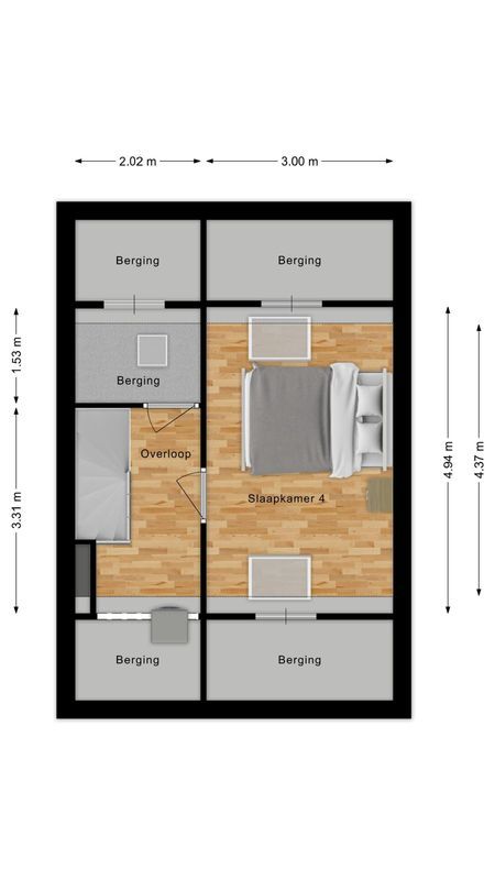 Marknessestraat 7 Floorplan Blur 3