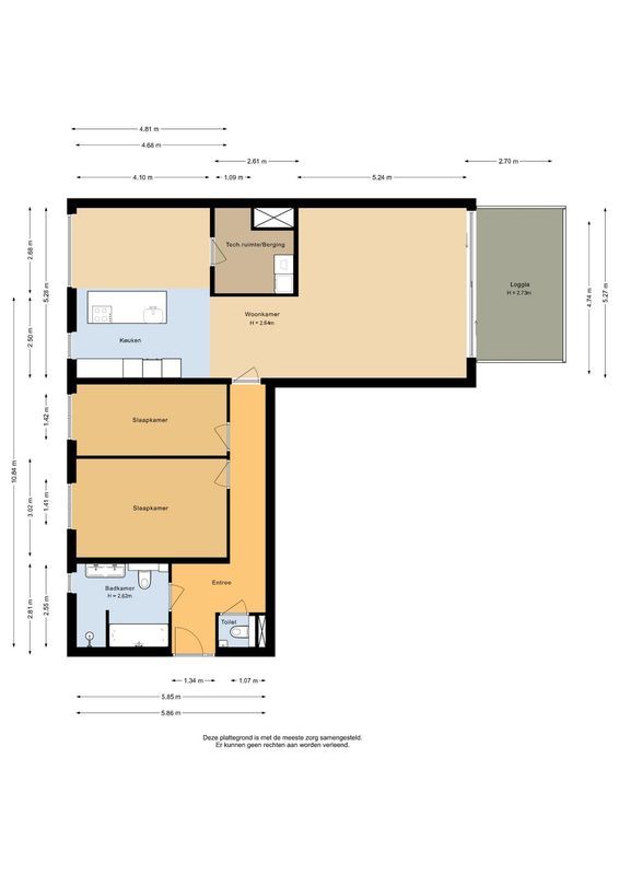 Aida de Mirandaplein 55 Floorplan Blur 0
