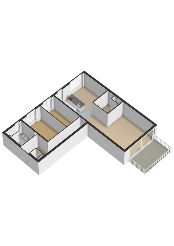 Aida de Mirandaplein 55 Floorplan Blur 1