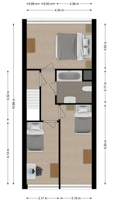 Kreutzerstraat 66 Floorplan Blur 3