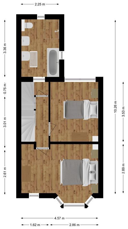Plataanstraat 14 Floorplan Blur 1