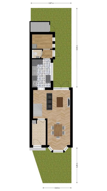 Plataanstraat 14 Floorplan Blur 2