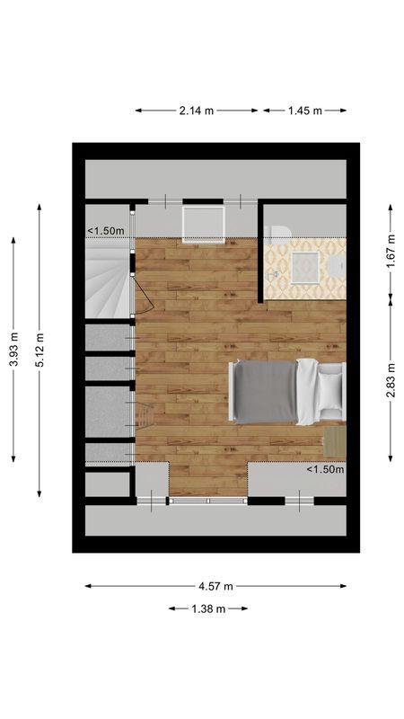 Plataanstraat 14 Floorplan Blur 3
