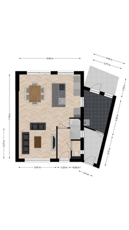 Outshoornstraat 52 Floorplan Blur 0