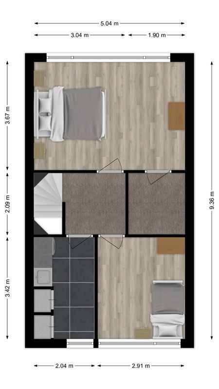 Spakenburglaan 60 Floorplan Blur 3