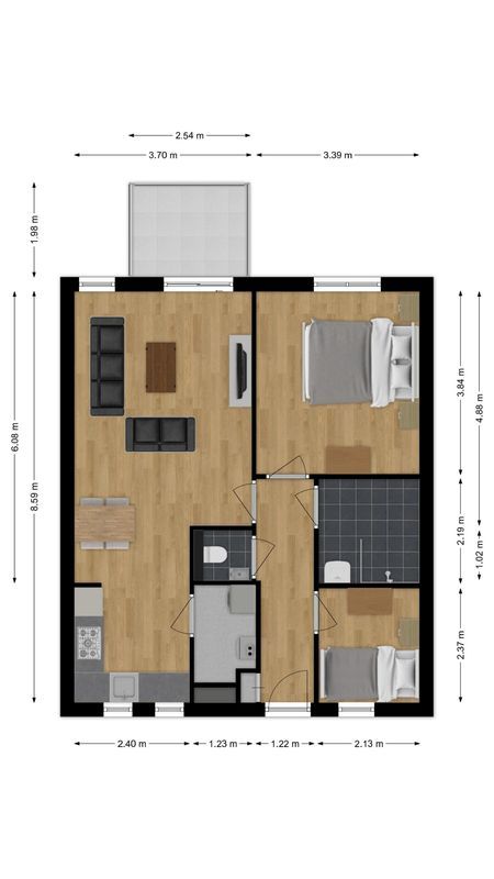 Pastoor van Beugenstraat 100 Floorplan Blur 0
