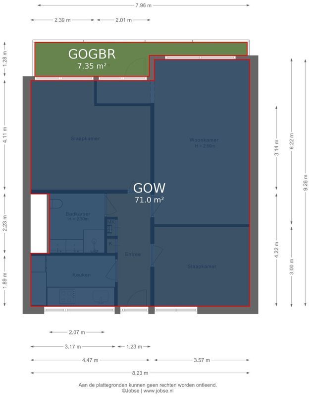 Antwerpenstraat 308 Floorplan Blur 2