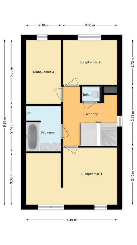 Isabella van Spanjestraat 3 Floorplan Blur 1