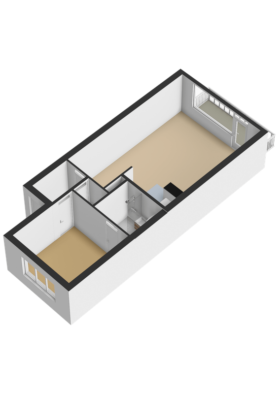 Middellaan 322 Floorplan Blur 1