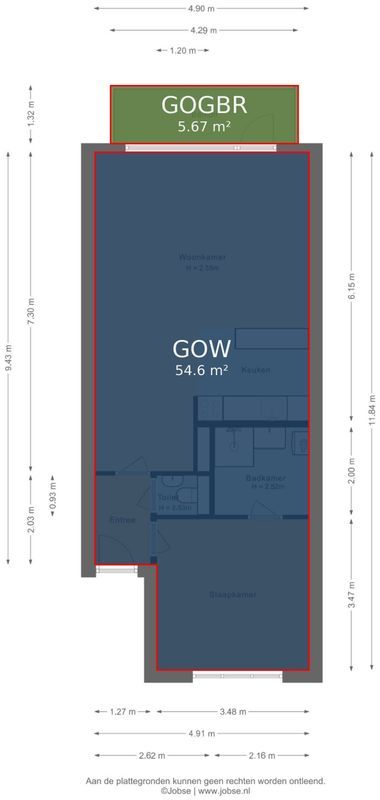 Middellaan 322 Floorplan Blur 2