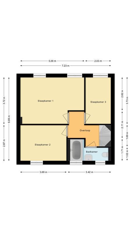 Biezenstraat 8 Floorplan Blur 1