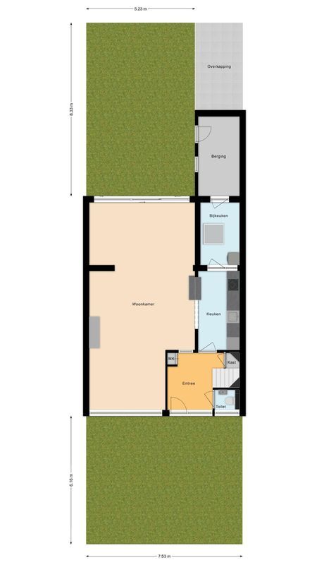 Biezenstraat 8 Floorplan Blur 3
