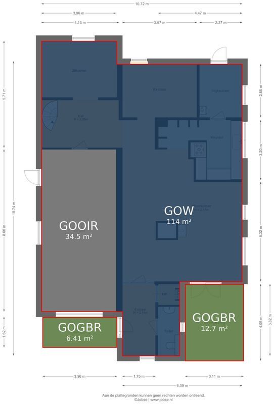 Oude Rijsbergsebaan 6 Floorplan Blur 3
