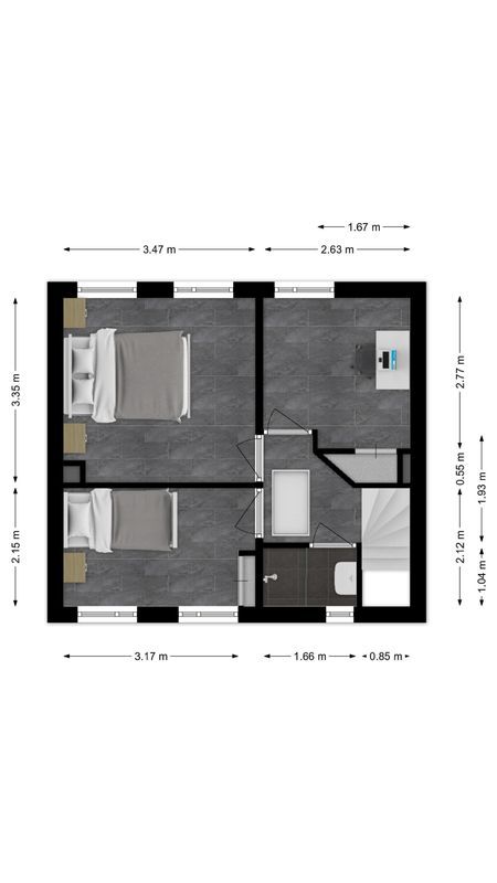 Weefmeesterstraat 16 Floorplan Blur 1