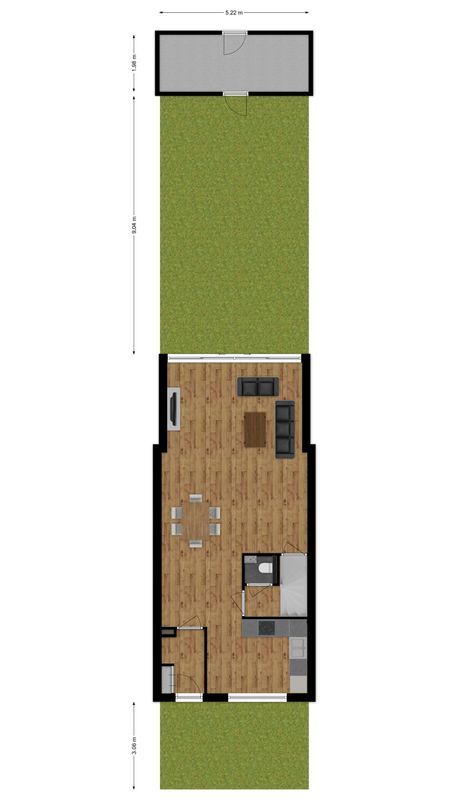 Moerkapellestraat 40 Floorplan Blur 2
