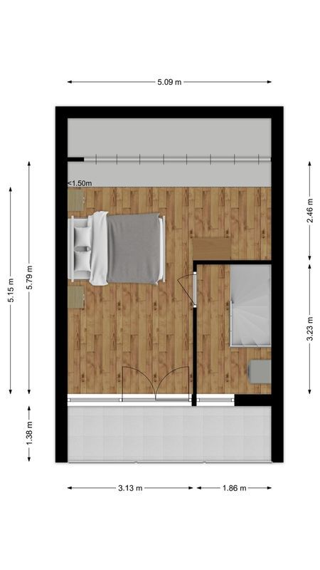 Moerkapellestraat 40 Floorplan Blur 3