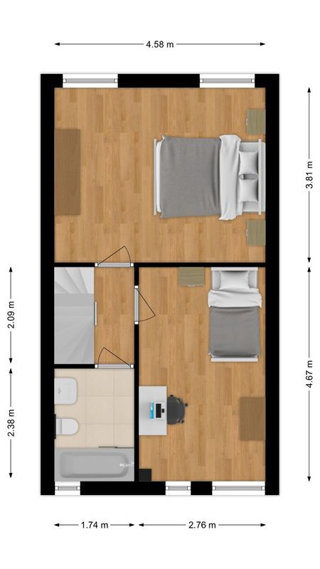Sint Maartensloop 88 Floorplan Blur 1