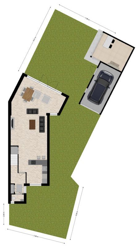 Sint Maartensloop 88 Floorplan Blur 3