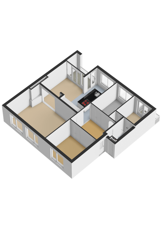 Dr. Struyckenstraat 104 - C Floorplan Blur 1