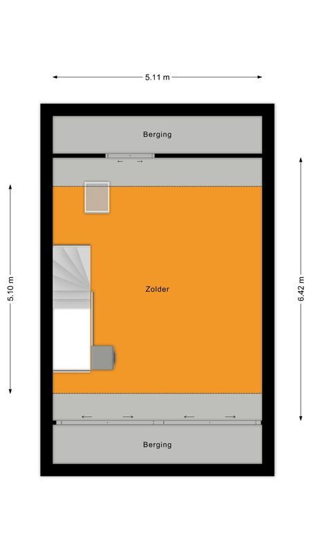 Polarisstraat 47 Floorplan Blur 3
