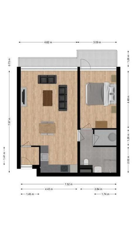 Korte Nieuwstraat 90 Floorplan Blur 0