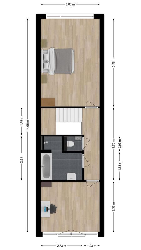 Kuiperstraat 1 - 03 Floorplan Blur 3
