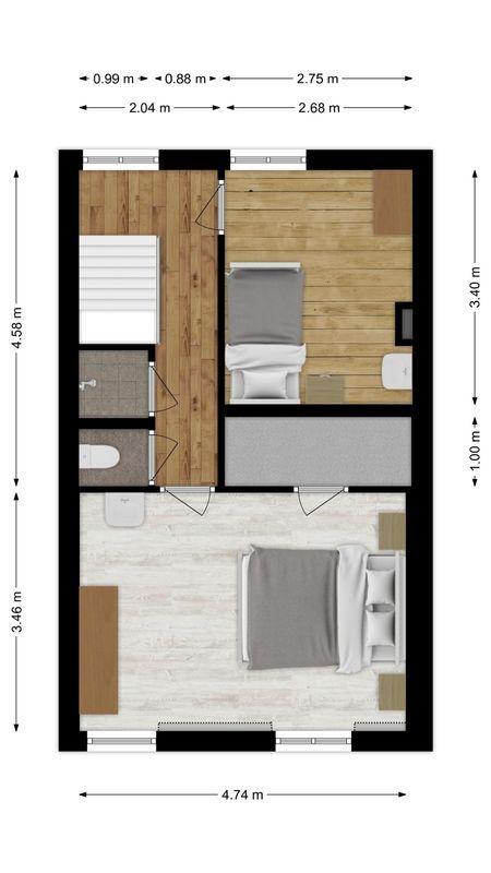 Molenbochtstraat 77 Floorplan Blur 1