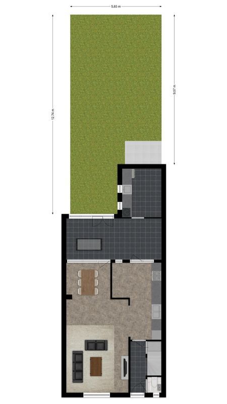 Kaapkoloniestraat 35 Floorplan Blur 2