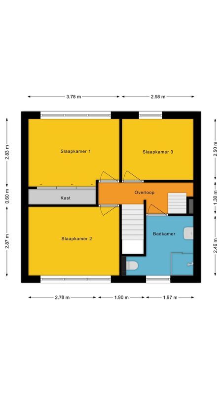 Eikenstraat 5 Floorplan Blur 1