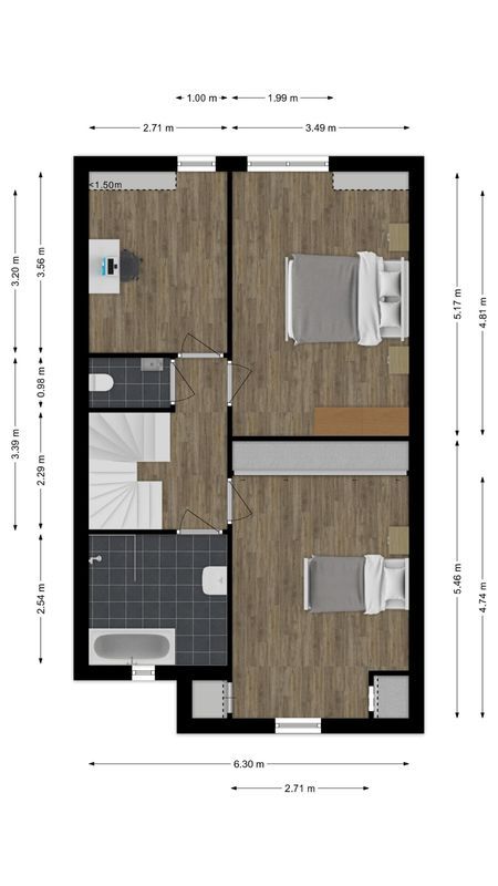 Korenmolen 41 Floorplan Blur 1
