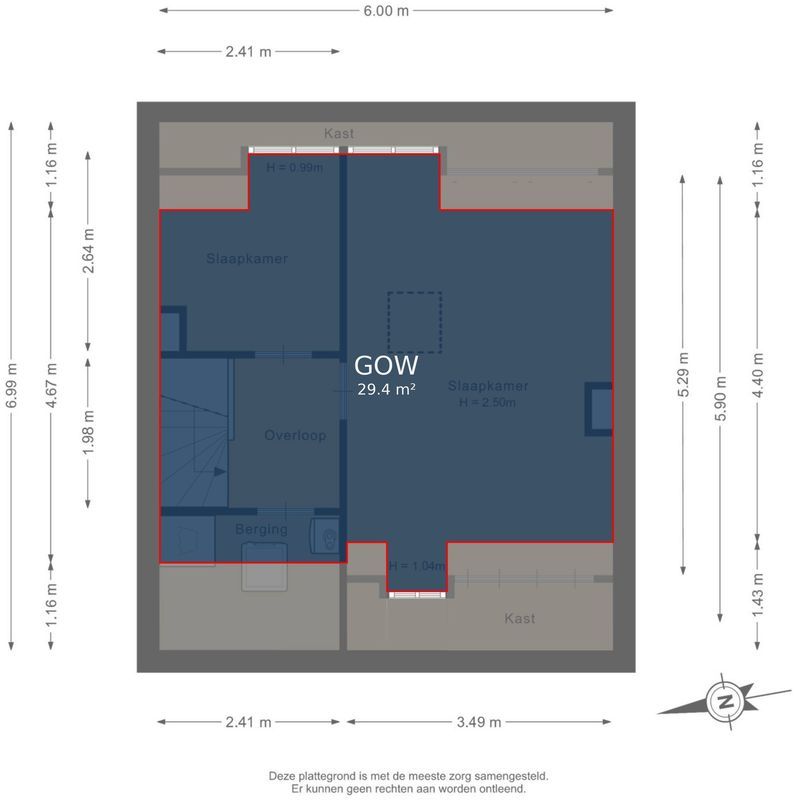 Postelse Hoeflaan 106 Floorplan Blur 10
