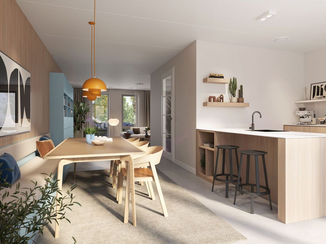 2 onder 1 kapwoning (Bouwnr. BNR 9) Photo Blur 3