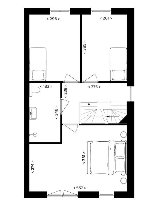 2 onder 1 kapwoning (Bouwnr. BNR 15) Photo Blur 5