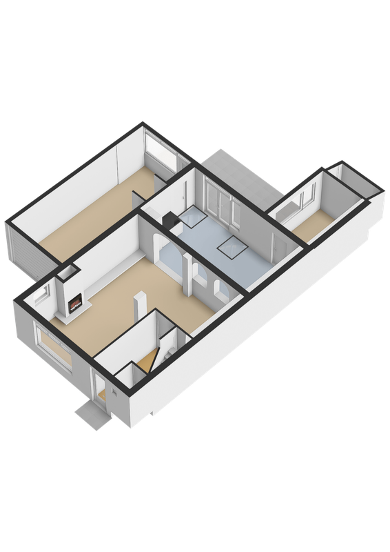 Hertogstraat 22 Floorplan Blur 2