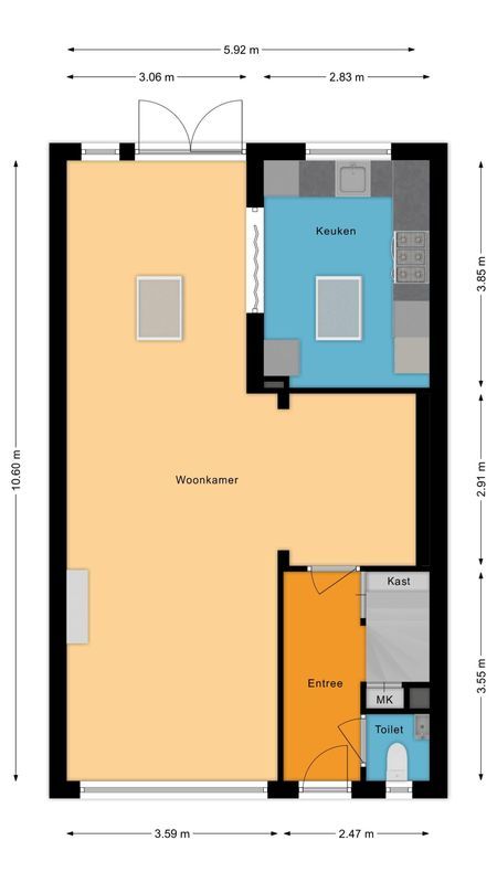 Kastanjestraat 14 Floorplan Blur 0