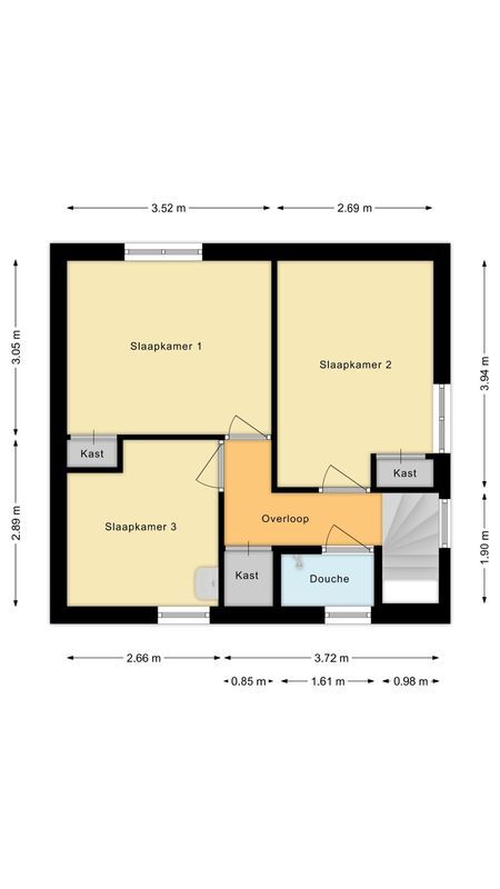 Wethouder van den Wildenbergstraat 74 Floorplan Blur 2
